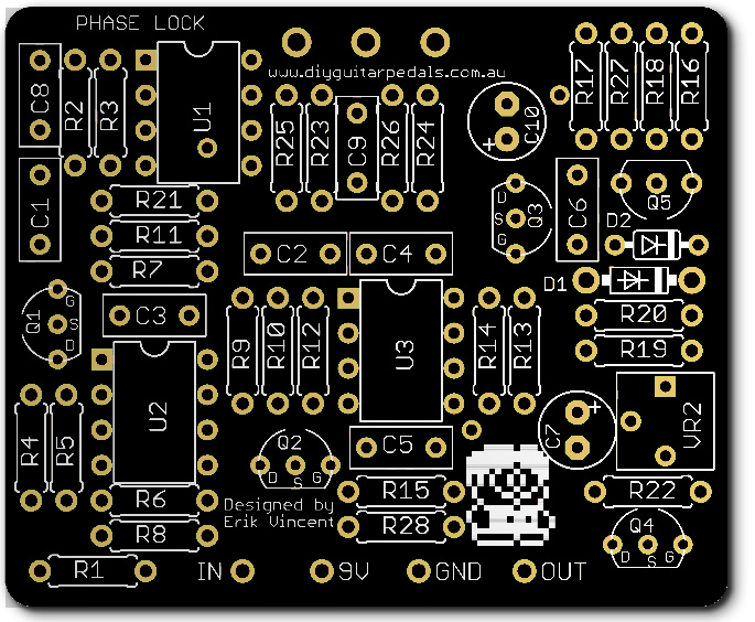 Phase Lock - MXR Phase 90 Inspired Phaser - Click Image to Close